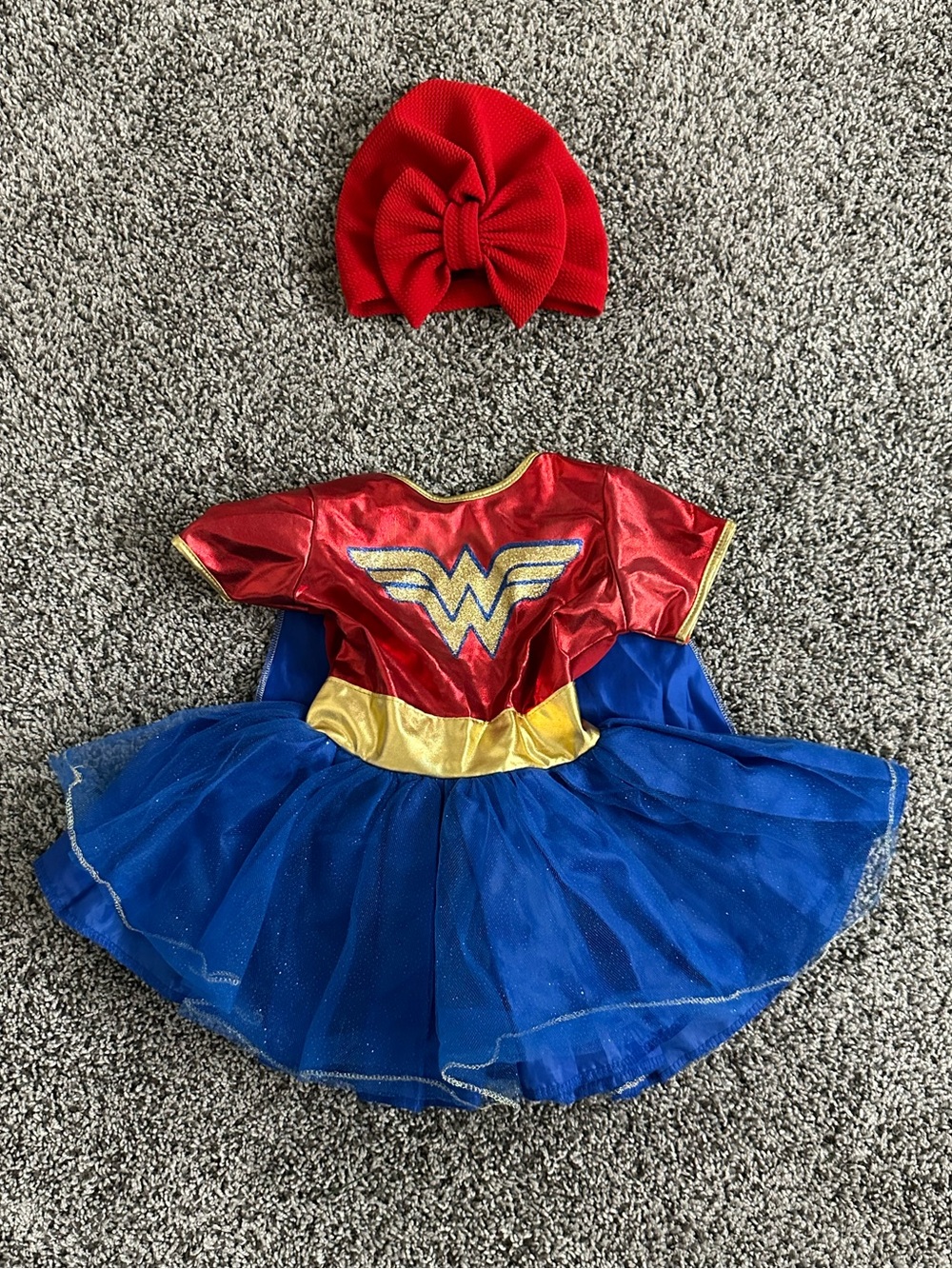 Wonder Woman Kids Costume Dress with Red Headband (3-4T)